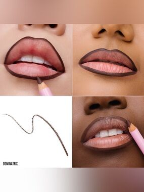 Jeffree Star Dominatrix Velour Lip Liner- dark brown, satin finish, vegan